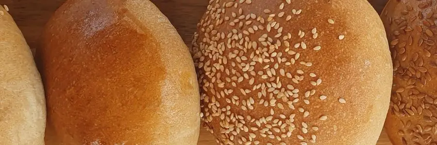 Image of bread rolls baked without steam